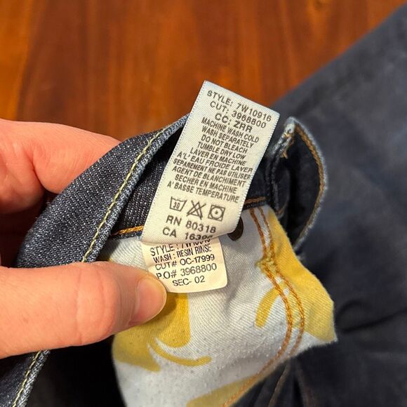 Lucky Brand Dark Wash Blue Janet Crop Straight Jeans Women’s 6 - 28 - Picture 9 of 9